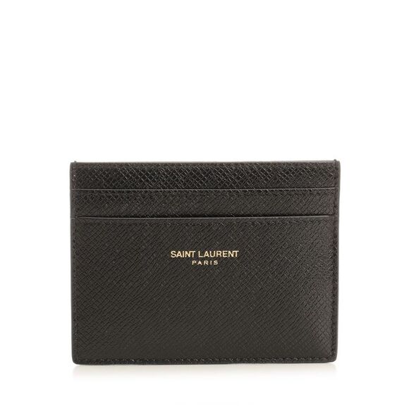 Saint Laurent Men Calfskin Card Holder